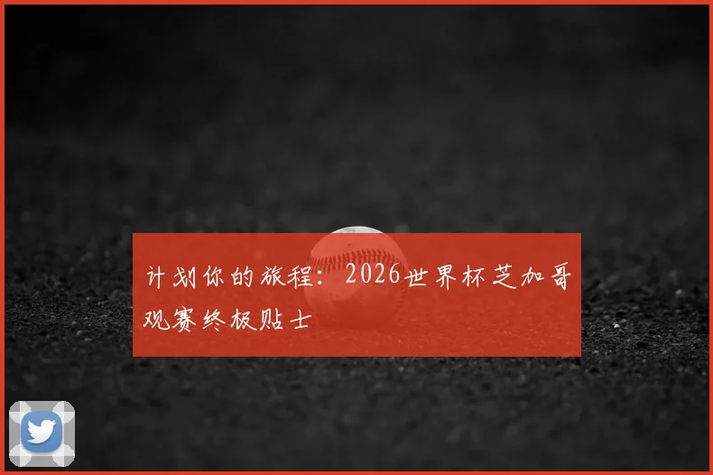 计划你的旅程：2026世界杯芝加哥观赛终极贴士